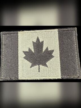 Tactical Maple Leaf Patch - Gray/Black